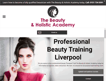 Tablet Screenshot of beautytrainingschool.co.uk